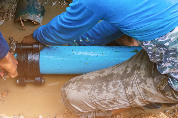 Underground Water Line Repair in Anaheim